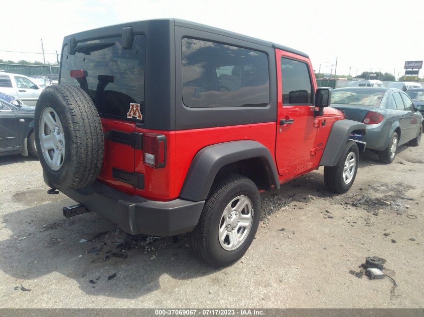 2018 JEEP WRANGLER JK SPORT - 1C4AJWAG7JL898337