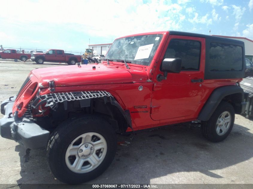 2018 JEEP WRANGLER JK SPORT - 1C4AJWAG7JL898337