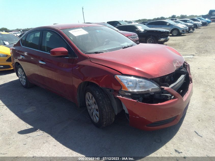 2014 NISSAN SENTRA S/SV/SR/SL - 3N1AB7AP1EY340194