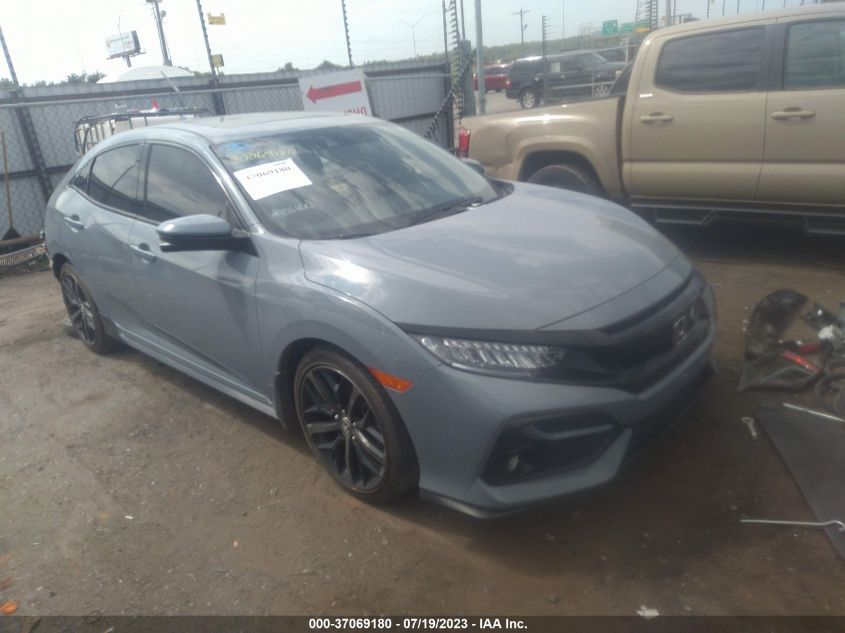 2021 HONDA CIVIC HATCHBACK SPORT TOURING - SHHFK7H90MU216016