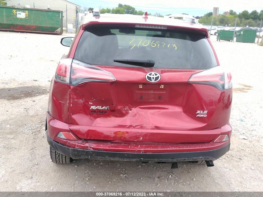 2018 TOYOTA RAV4 ADVENTURE/XLE - JTMRFREV9JD254332