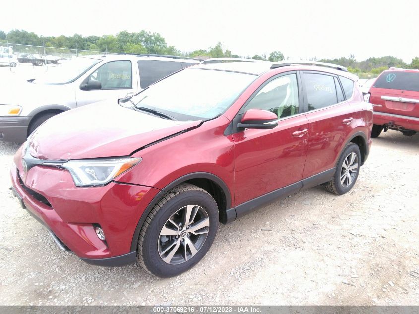 2018 TOYOTA RAV4 ADVENTURE/XLE - JTMRFREV9JD254332