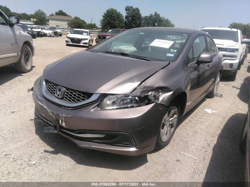 2013 HONDA CIVIC SDN LX - 19XFB2F54DE277282