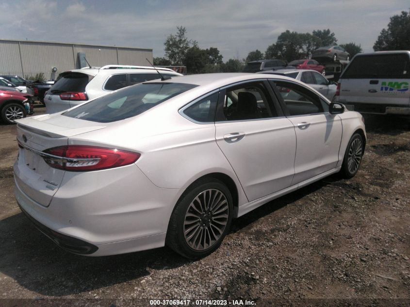 2017 FORD FUSION TITANIUM - 3FA6P0K99HR138980