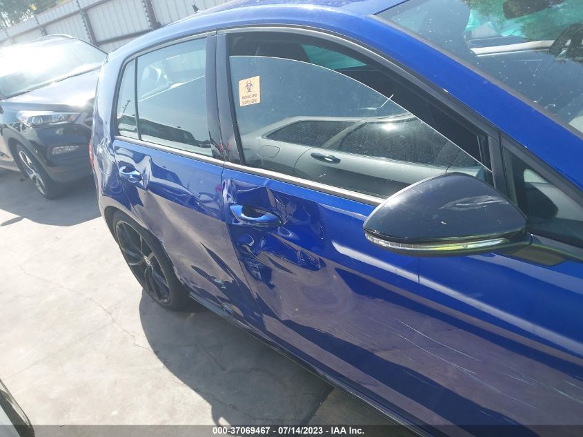 2019 VOLKSWAGEN GOLF R - WVWWA7AUXKW210901