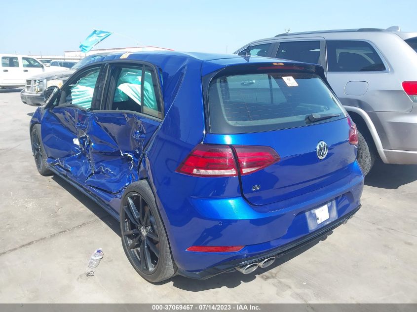 2019 VOLKSWAGEN GOLF R - WVWWA7AUXKW210901