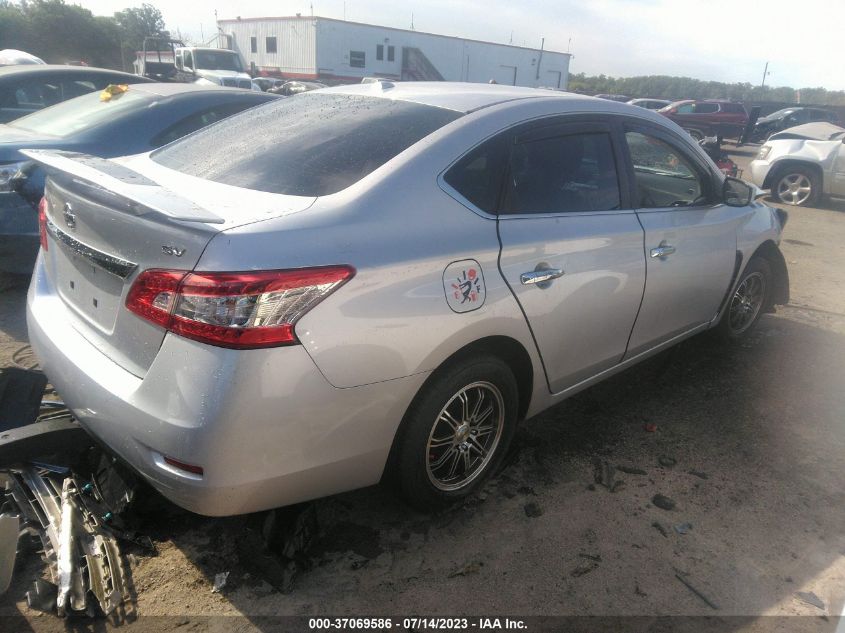 2015 NISSAN SENTRA SR/SL/S/SV/FE+ S - 3N1AB7AP9FL647238