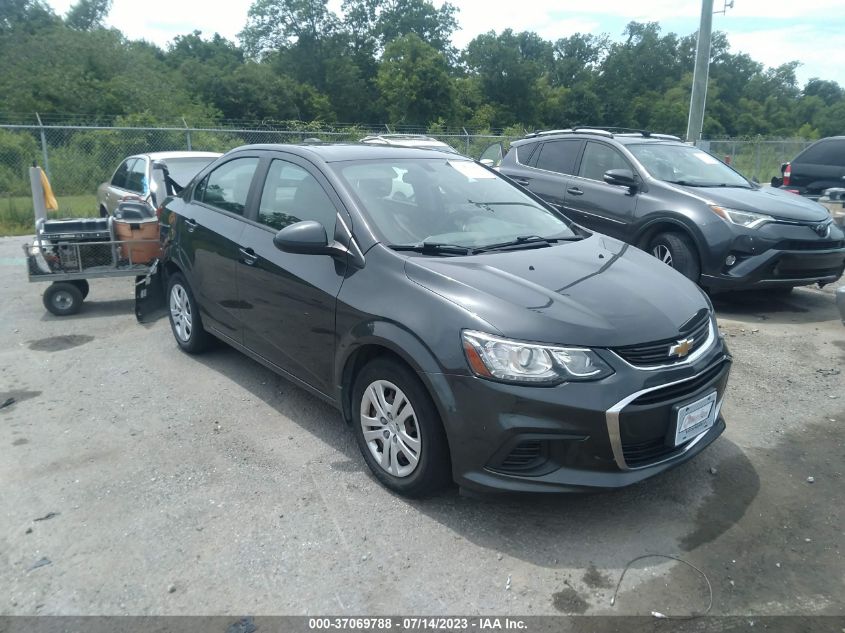 2017 CHEVROLET SONIC LS - 1G1JB5SH2H4155886