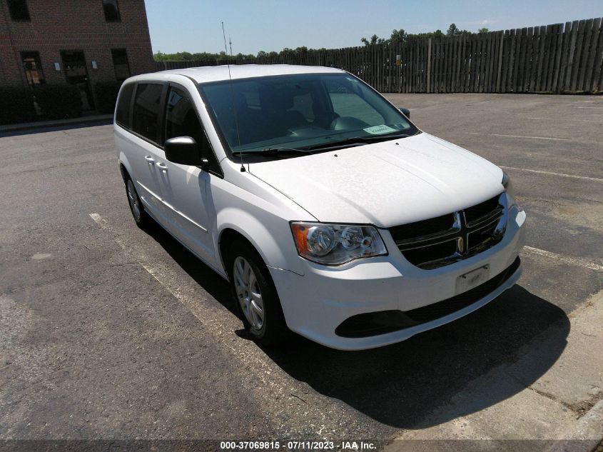 2016 DODGE GRAND CARAVAN SE - 2C4RDGBG5GR106216