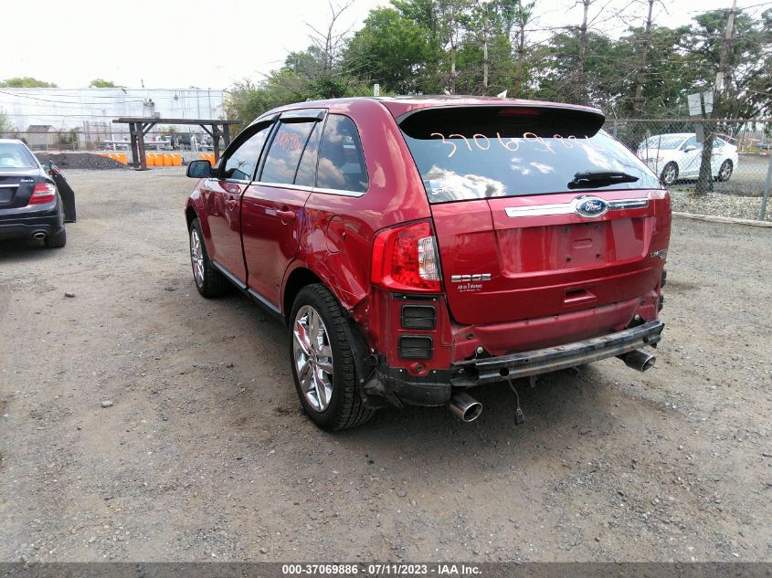 2013 FORD EDGE LIMITED - 2FMDK4KCXDBB27901