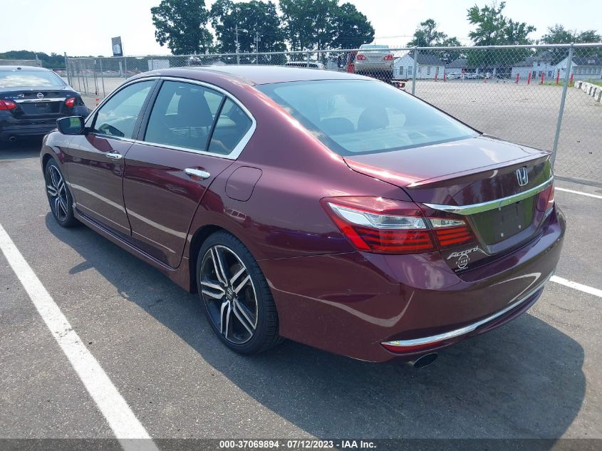 2017 HONDA ACCORD SEDAN SPORT - 1HGCR2F56HA081725