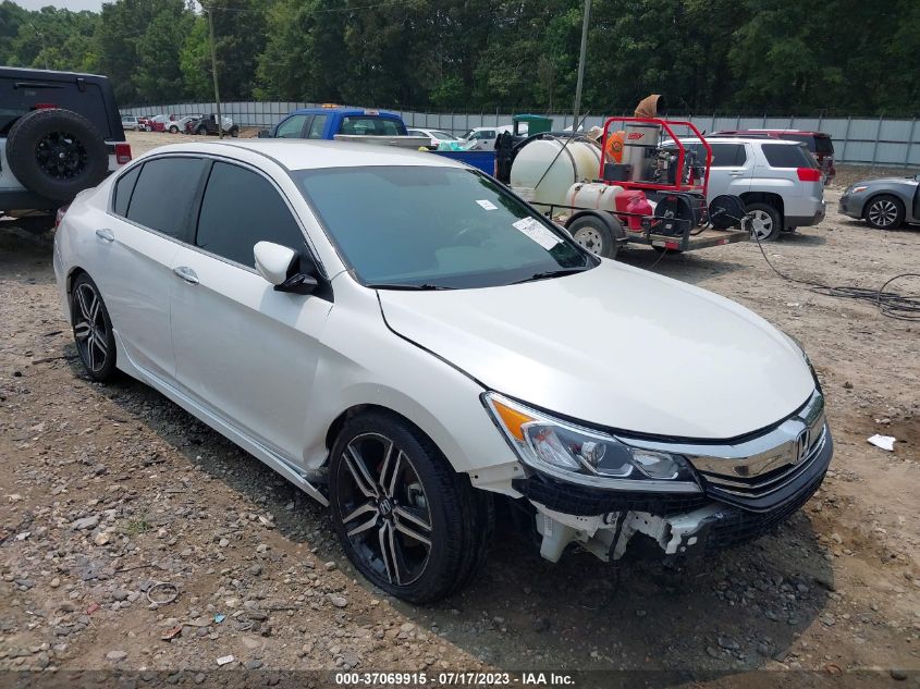 2017 HONDA ACCORD SEDAN SPORT SE - 1HGCR2F11HA233603