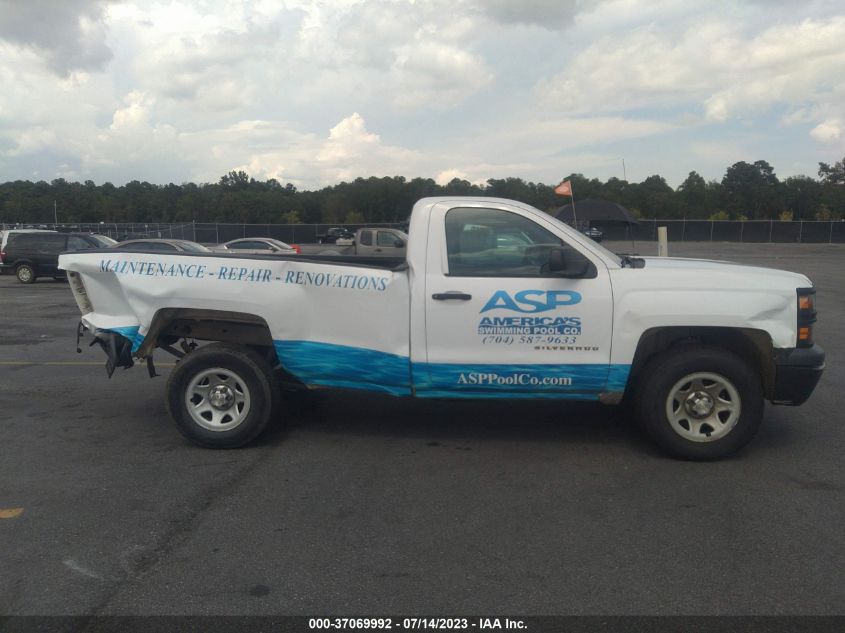 2014 CHEVROLET SILVERADO 1500 WORK TRUCK - 1GCNCPEH4EZ142553