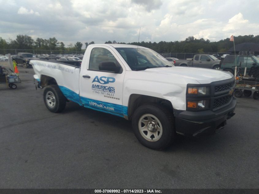 2014 CHEVROLET SILVERADO 1500 WORK TRUCK - 1GCNCPEH4EZ142553