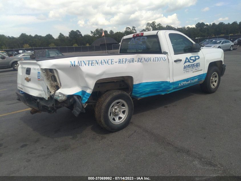 2014 CHEVROLET SILVERADO 1500 WORK TRUCK - 1GCNCPEH4EZ142553