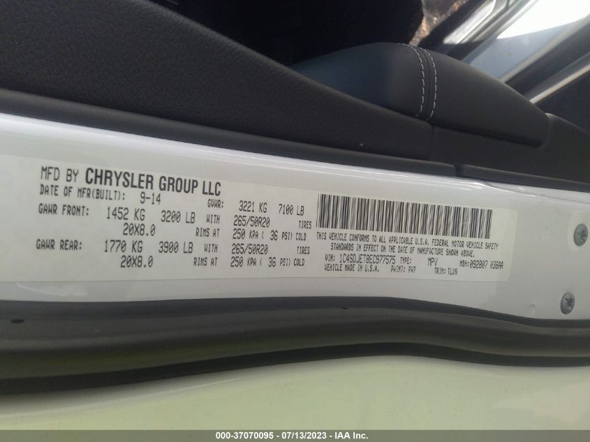 2014 DODGE DURANGO CITADEL - 1C4SDJET8EC977575