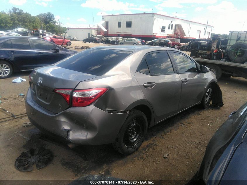2014 TOYOTA COROLLA L/LE/S/S PLUS/LE PLUS - 2T1BURHE7EC007221