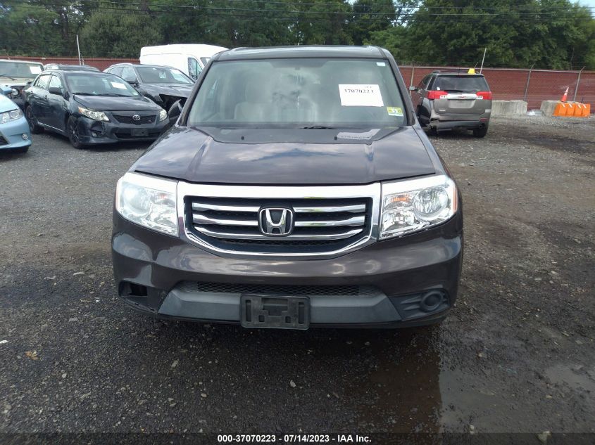 2014 HONDA PILOT LX - 5FNYF4H29EB046532