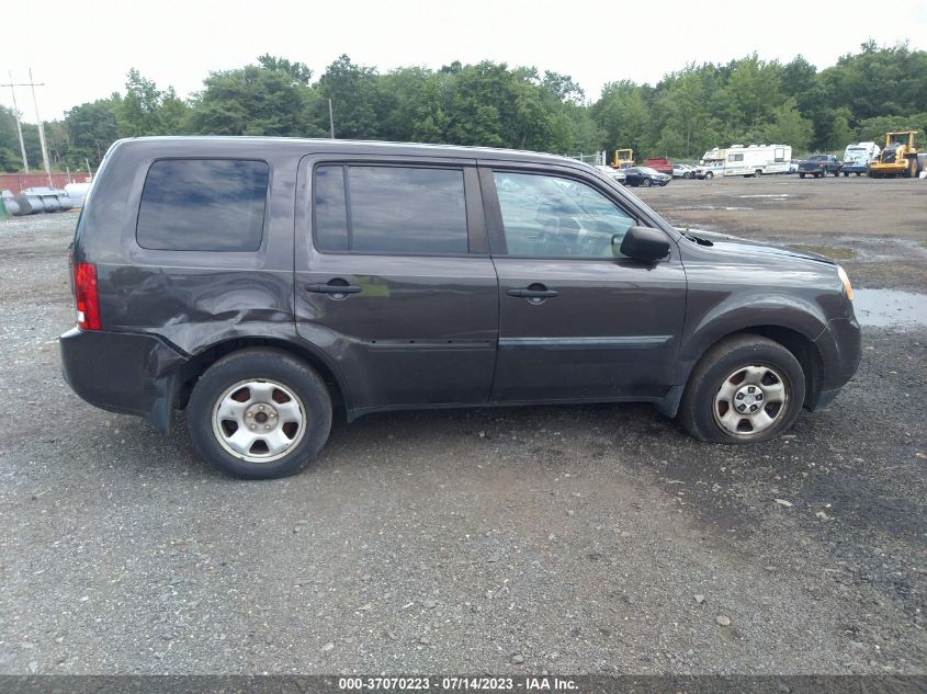 2014 HONDA PILOT LX - 5FNYF4H29EB046532