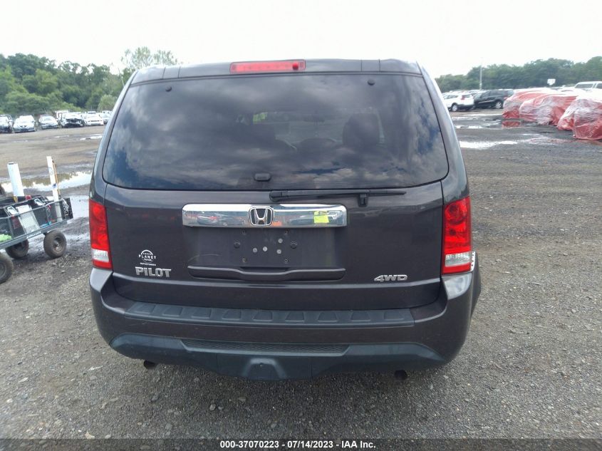 2014 HONDA PILOT LX - 5FNYF4H29EB046532