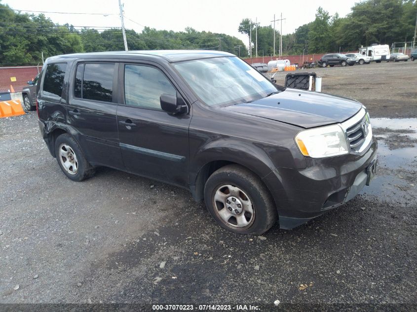 2014 HONDA PILOT LX - 5FNYF4H29EB046532