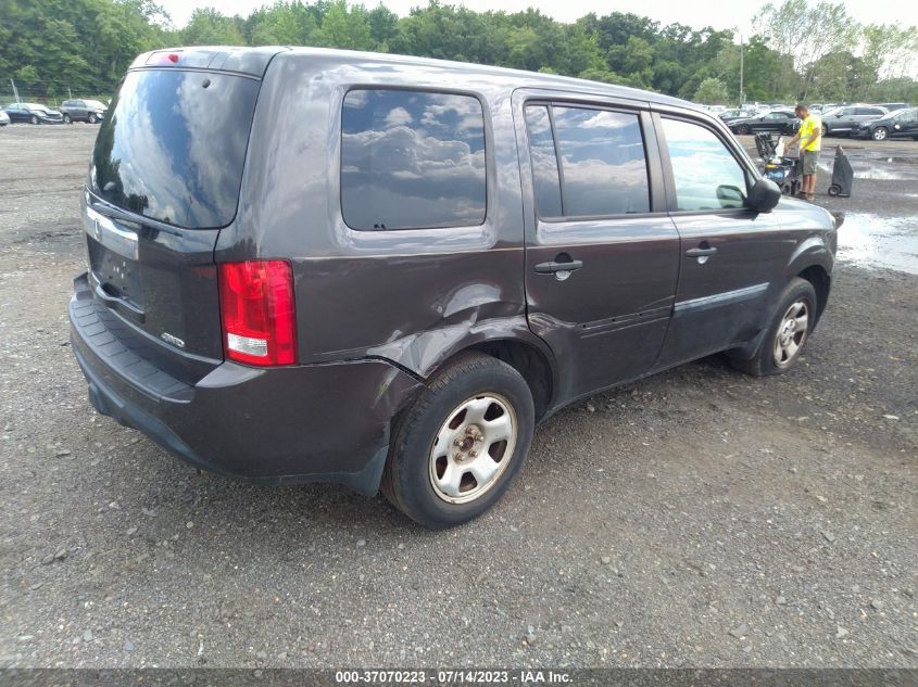 2014 HONDA PILOT LX - 5FNYF4H29EB046532