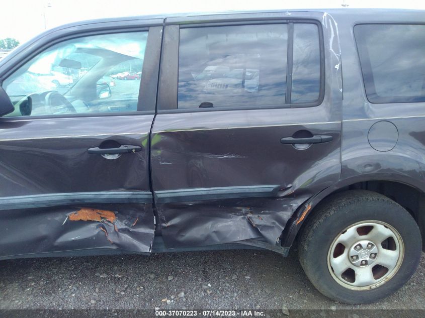2014 HONDA PILOT LX - 5FNYF4H29EB046532