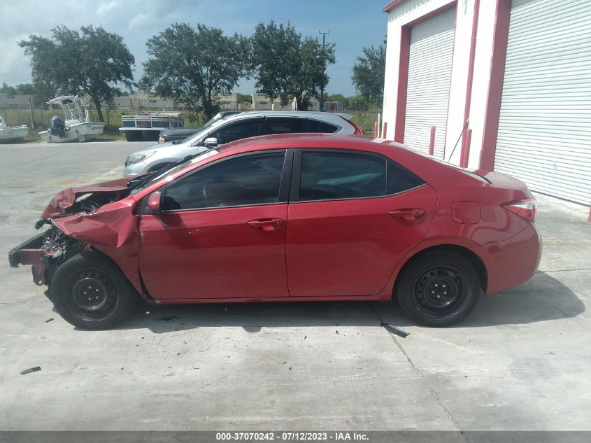 2015 TOYOTA COROLLA L/LE/S/S PLUS/LE PLUS - 2T1BURHE3FC399518