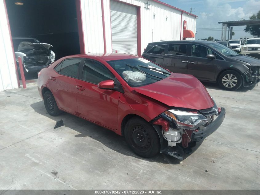 2015 TOYOTA COROLLA L/LE/S/S PLUS/LE PLUS - 2T1BURHE3FC399518