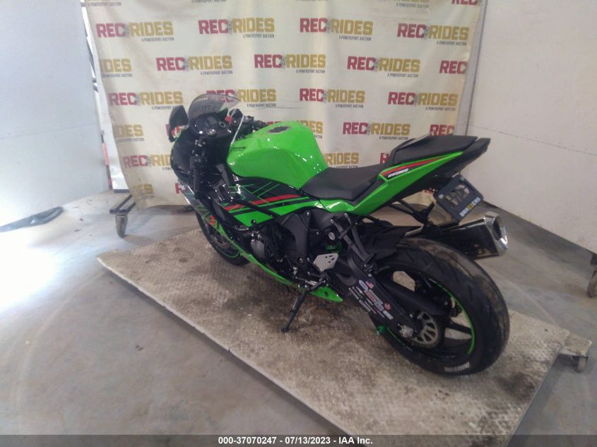 2023 KAWASAKI ZX636 K JKBZXJH1XPA019185