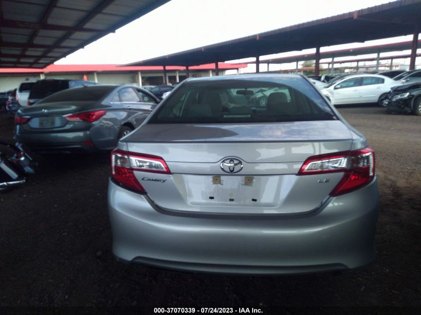 2013 TOYOTA CAMRY L/LE/SE/XLE - 4T4BF1FK7DR289545