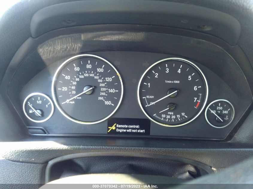 2013 BMW 3 SERIES 320I - WBA3B1C51DK128100