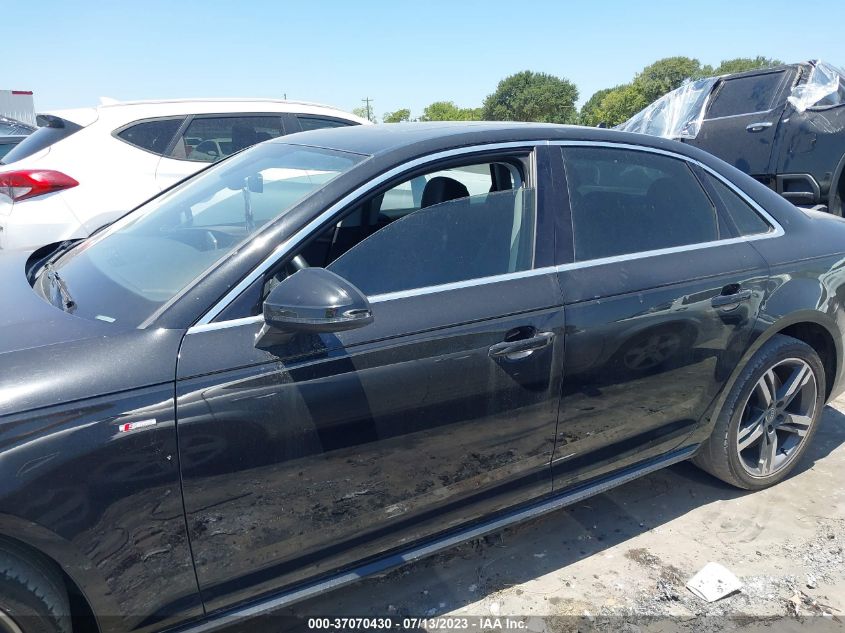 2017 AUDI A4 PREMIUM PLUS - WAUENAF40HN006156