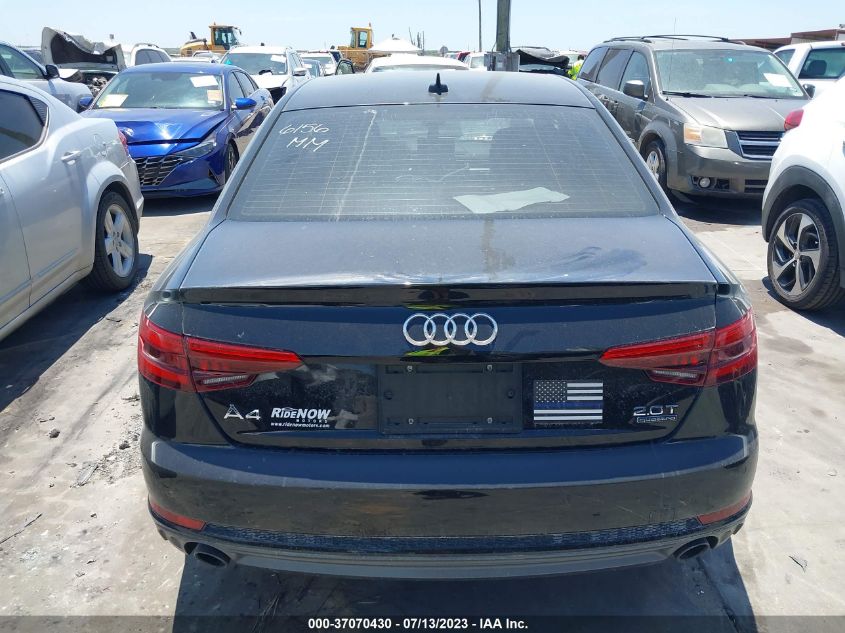 2017 AUDI A4 PREMIUM PLUS - WAUENAF40HN006156