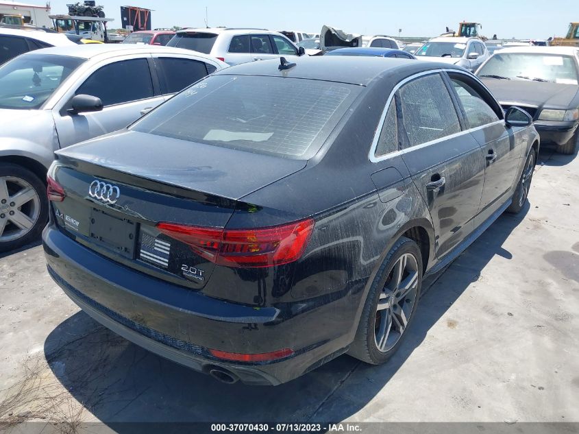 2017 AUDI A4 PREMIUM PLUS - WAUENAF40HN006156