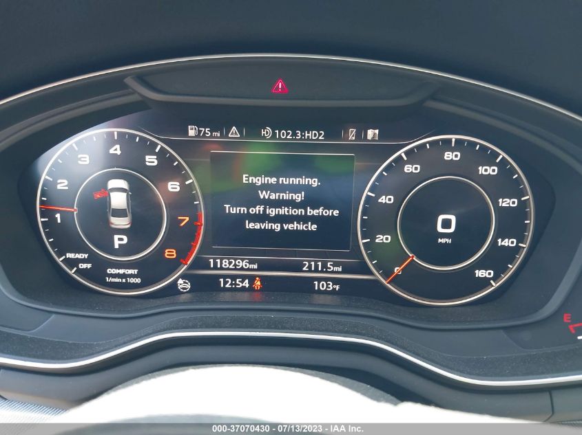 2017 AUDI A4 PREMIUM PLUS - WAUENAF40HN006156