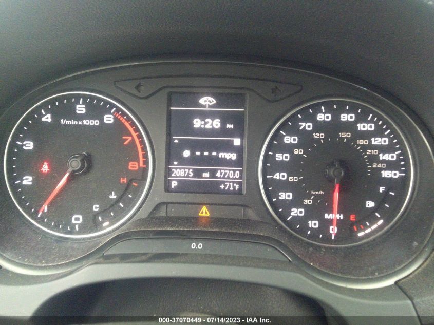 2015 AUDI A3 2.0T PREMIUM - WAU7FLFF8F1054138
