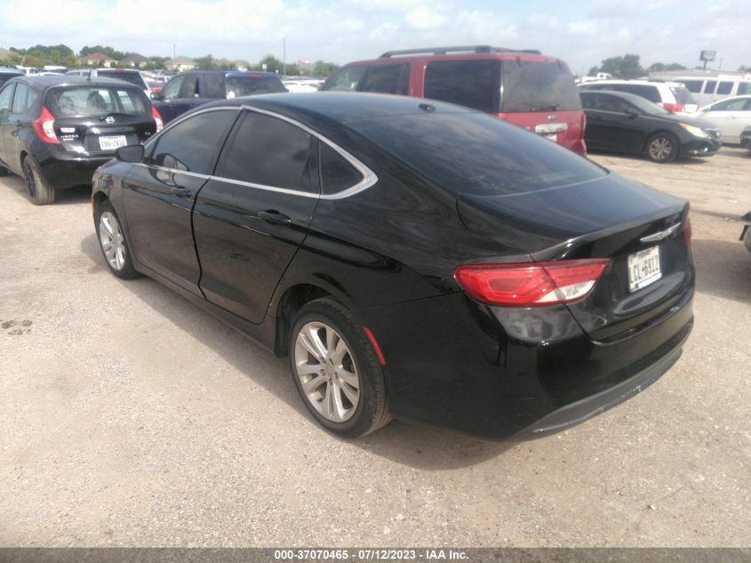 2015 CHRYSLER 200 LIMITED - 1C3CCCAB8FN650037