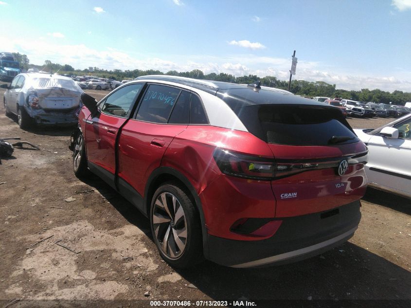 2022 VOLKSWAGEN ID.4 PRO S WVGKMPE28NP039431