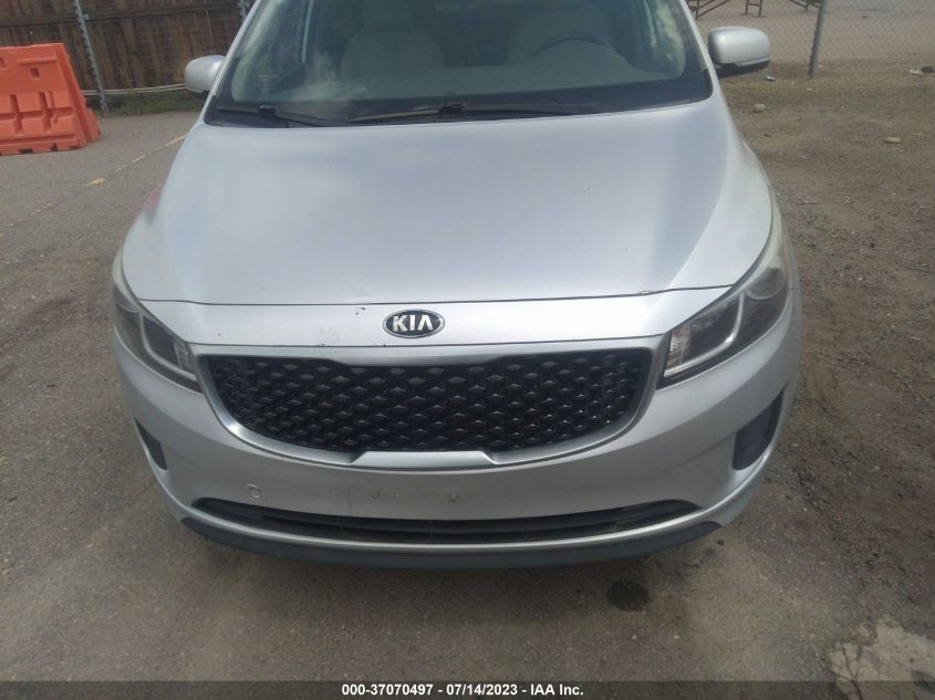 2015 KIA SEDONA LX - KNDMB5C14F6040102