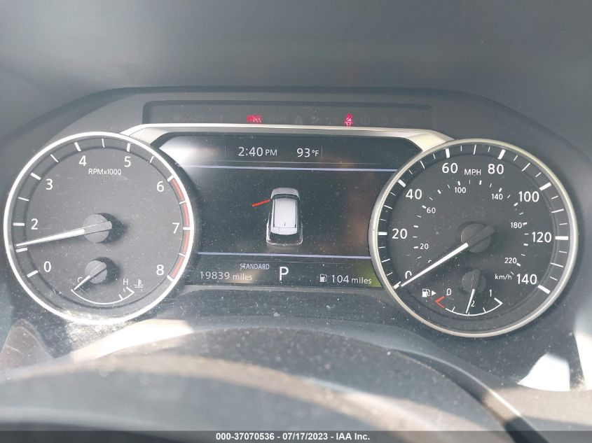 2022 NISSAN ROGUE SV - 5N1BT3BAXNC712105