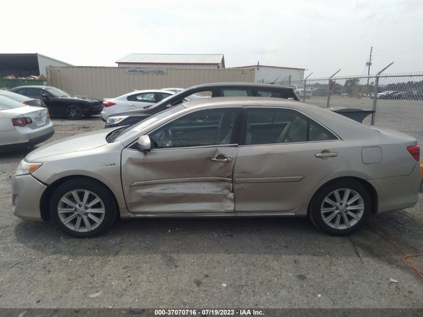 2014 TOYOTA CAMRY HYBRID/LE/XLE - 4T1BD1FK9EU125906
