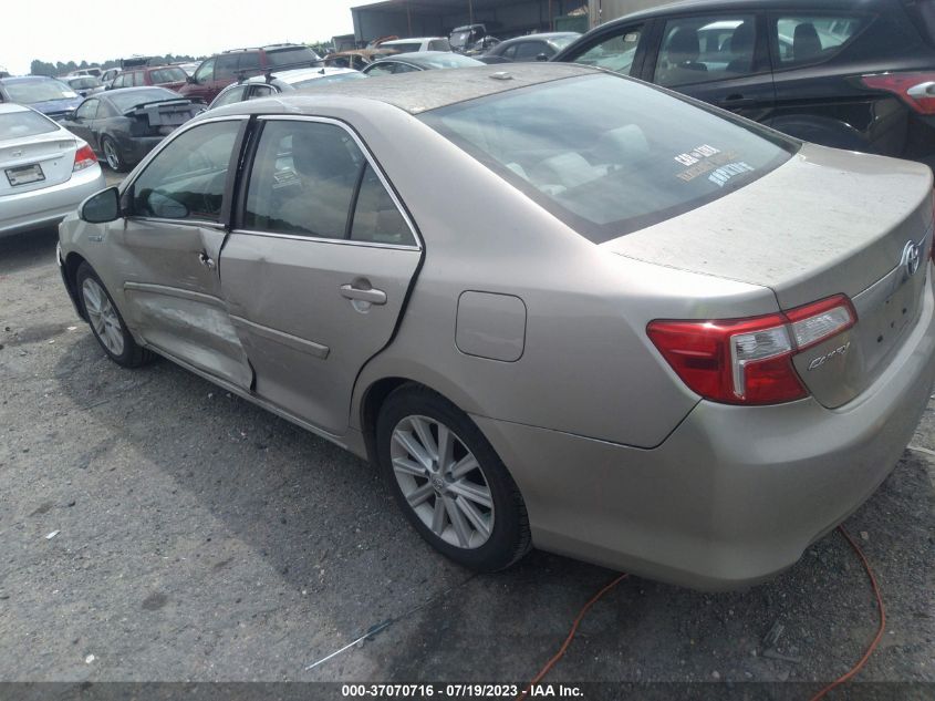 2014 TOYOTA CAMRY HYBRID/LE/XLE - 4T1BD1FK9EU125906