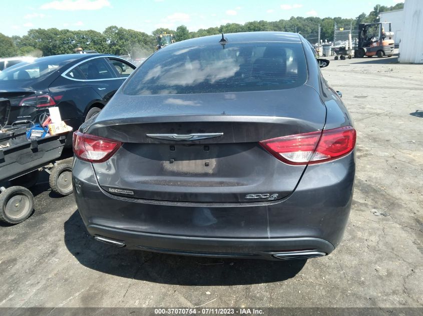 2015 CHRYSLER 200 S - 1C3CCCBG6FN592309
