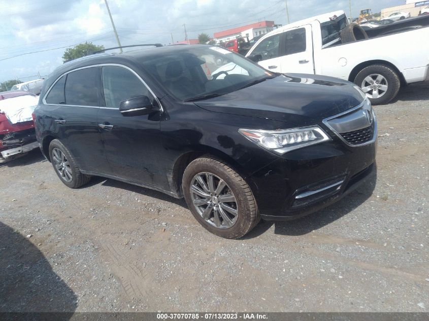 2015 ACURA MDX TECH PKG - 5FRYD4H48FB017191