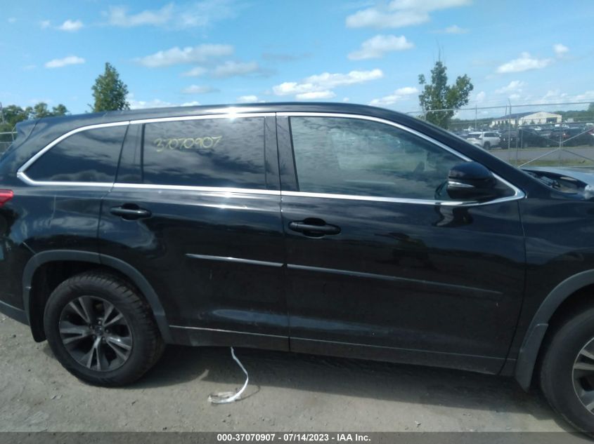 2018 TOYOTA HIGHLANDER LE/LE PLUS - 5TDBZRFH7JS872240