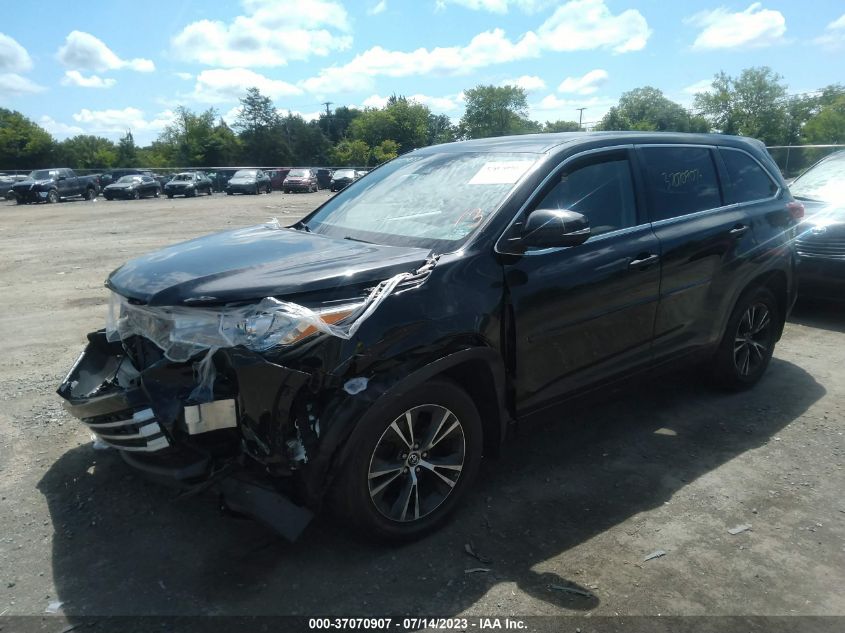 2018 TOYOTA HIGHLANDER LE/LE PLUS - 5TDBZRFH7JS872240