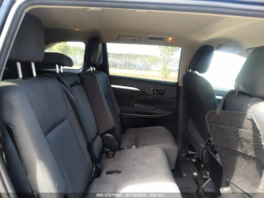 2018 TOYOTA HIGHLANDER LE/LE PLUS - 5TDBZRFH7JS872240