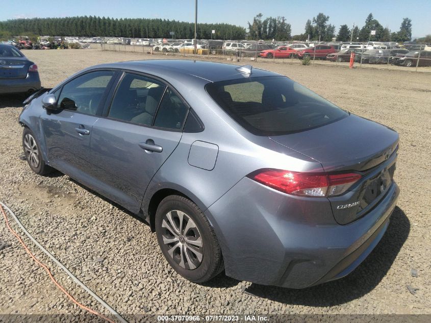 2022 TOYOTA COROLLA HYBRID LE - JTDEAMDE8N3006960