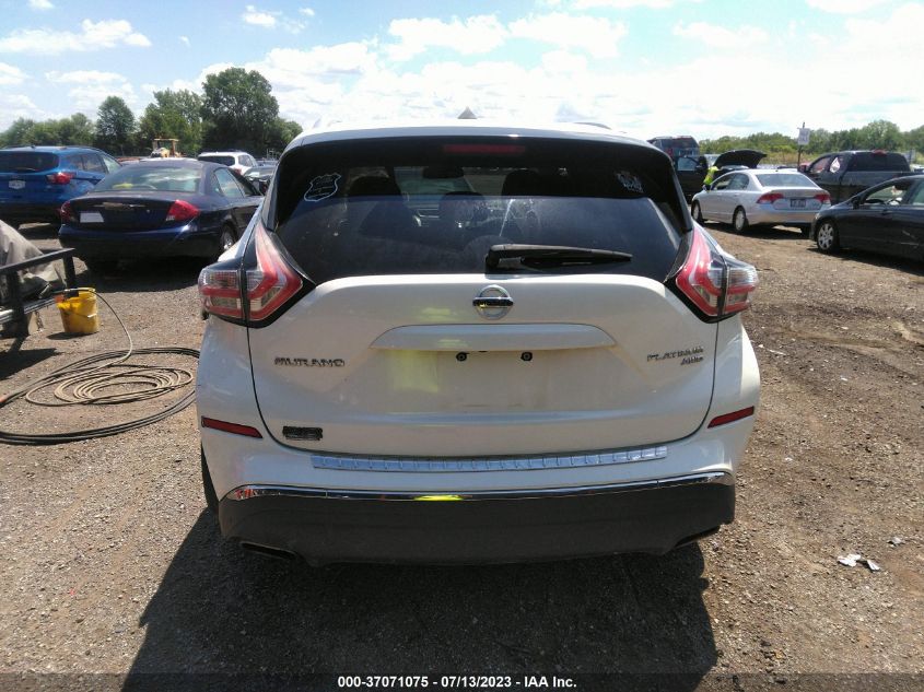 2015 NISSAN MURANO PLATINUM - 5N1AZ2MH7FN290282